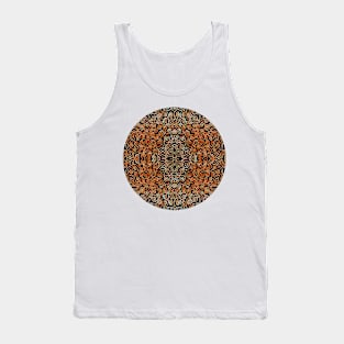 circle of bronze spirals Tank Top